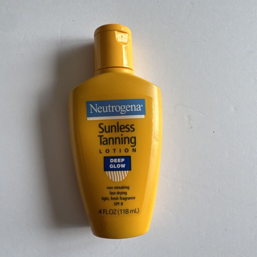 Neutrogena Sunless Tanning Lotion Deep Glow Streak Free 4oz